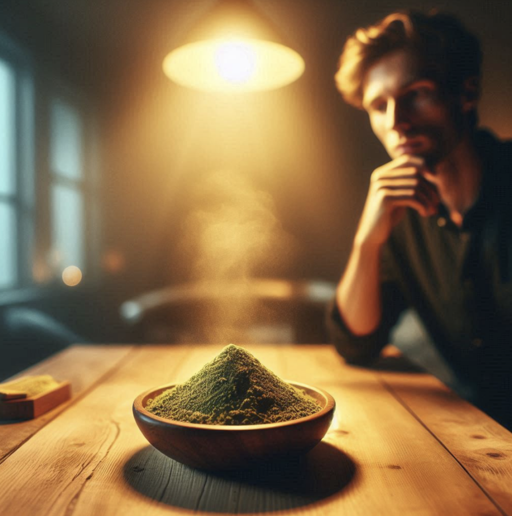 Závislý člověk na kratomu